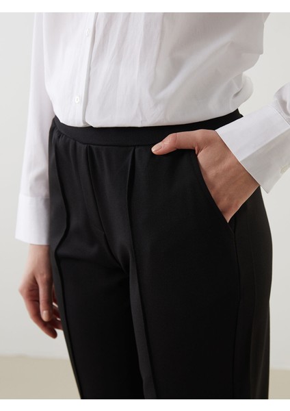 Yeni Sezon Beli Lastikli Havuç Kesim Kadın Pantolon fırsatları