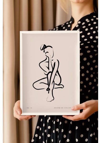 Bohemian Serisi Beyaz Çerçeveli Poster, Tablo NO:101 modelleri