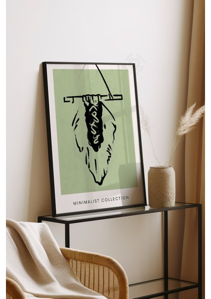 Bohemian Serisi Siyah Çerçeveli Poster, Tablo No:57