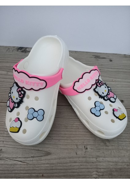 Hello Kitty Beyaz Terlik