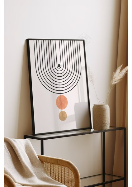 Bohemian Serisi Siyah Çerçeveli Poster, Tablo No:4