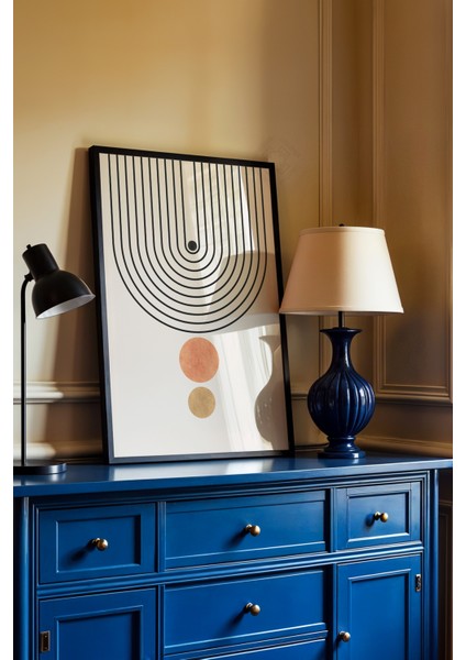 Bohemian Serisi Siyah Çerçeveli Poster, Tablo No:4 fiyatları