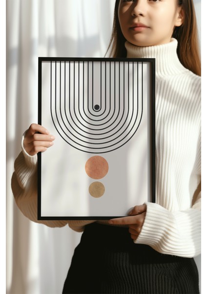 Bohemian Serisi Siyah Çerçeveli Poster, Tablo No:4 modelleri