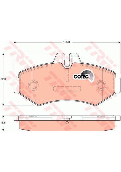 Fren Balatası Arka Mercedes W463 B901 B904 . Vw Lt 28-35-46