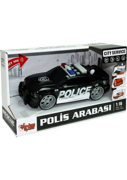 WY620A-B 1:16 Sürtmeli Sesli Işıklı Polis Arabası fiyatları