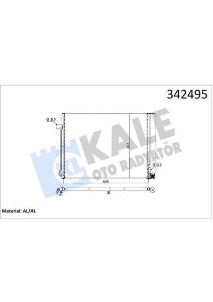 Klıma Radyatoru Bmw N57N M57N2 E70 E71 F15 F16