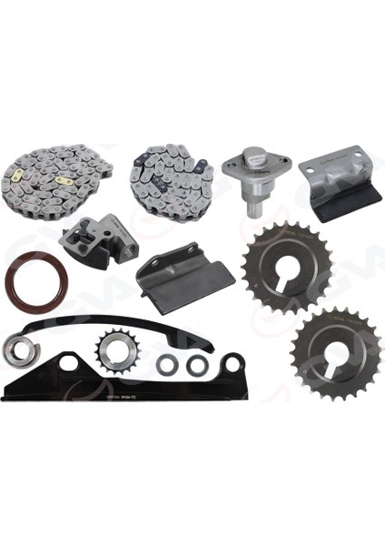 Eksantrik Zincir Seti Nıssan Sunny 1.6l GA16 N14 90-95 / Nx Coupe 1.6l GA16DE B13 90-93