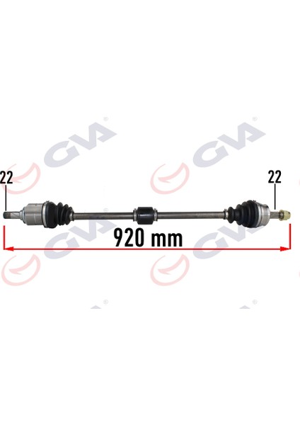 Komple Aks Sağ Opel Corsa D 1.0-1.2-1.4 07-14 -Corsa E 15 -Adam 13 920MM