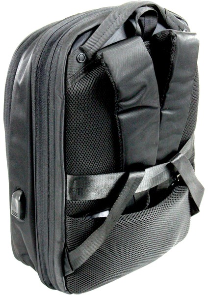 S24138 Polyester Laptop/sırt Çantası Siyah - Turuncu indirimleri