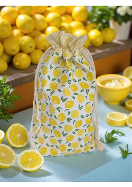 Lemon Garden – 3’lü Çok Amaçlı Kese Seti 🍋 fırsatları