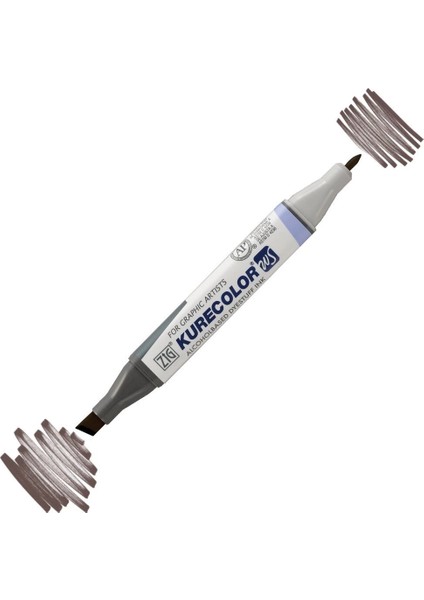 Kurecolor Twin S Grafik Çizim Marker Kalemi 767 Dark Brown
