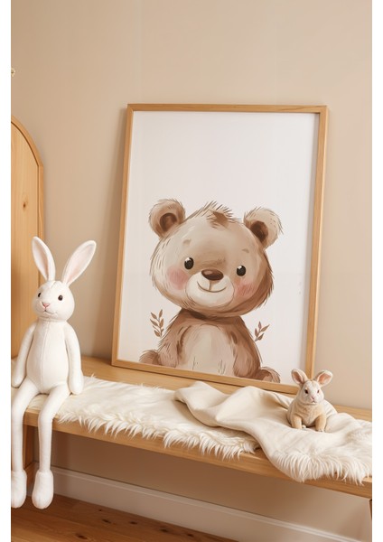 Çocuk Odası, Bebek Odası Ahşap Çerçeveli Poster, Tablo NO:103 fiyatları