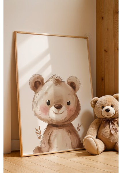 Çocuk Odası, Bebek Odası Ahşap Çerçeveli Poster, Tablo NO:103 fırsatları