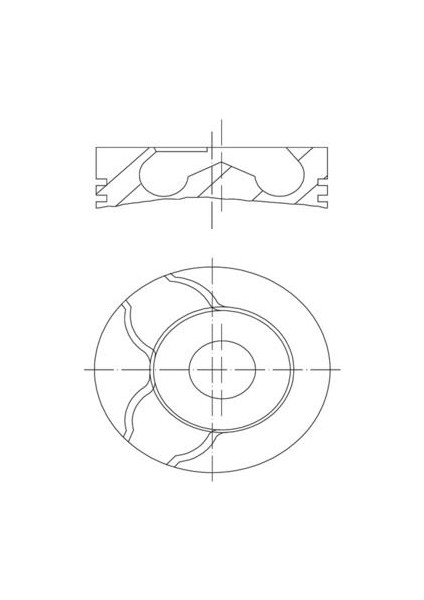 Motor Piston Segman 0.50 80.00 Laguna I-Iı 97>07 Trafıc Iı 01>14 Kangoo 01> Vivaro 01>14 1.9 Dcı F9Q Düz Kanal