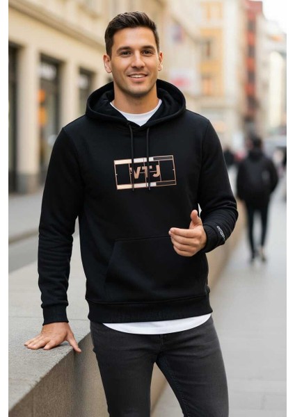 Sandro Kapüşonlu Erkek Sweatshirt Siyah modelleri