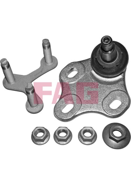 Alt Rotil Ön; Sağ Audı Tt 08/06 Emniyet Somunu ve Emniyet Sacı Ile
