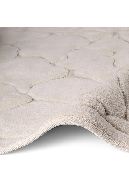 Akik Doğal Pamuklu 2'li Banyo Paspas Seti 60X100+50X60 cm - Koyu Gri fiyatları