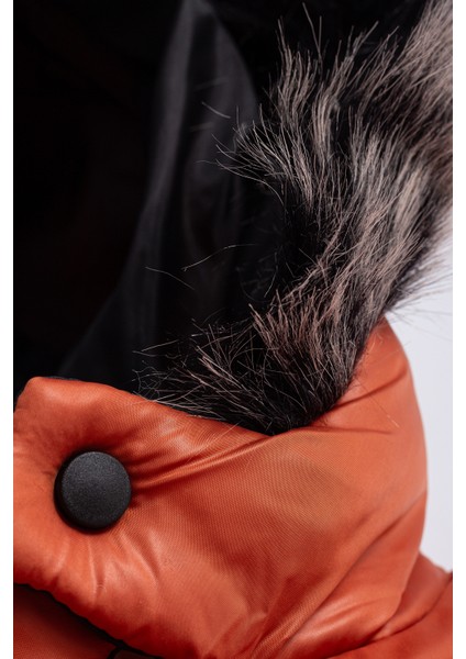 Içi Elyaf Dolgulu Kürk Kapşonlu Erkek Yelek fırsatları