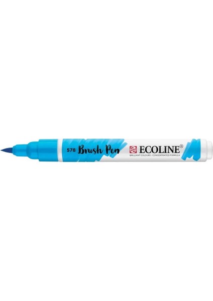 Ecoline Brush Pen Fırça Uçlu Kalem 578 Sky Blue Cyan