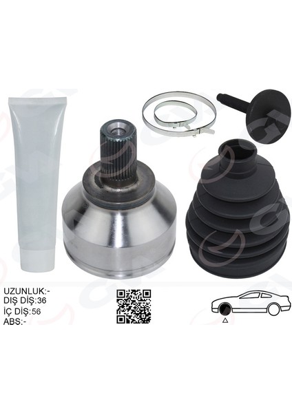 Ön Aks Kafası Dış Sağ-Sol Focus Iı 03 11 C Max 2.0tdcı 03 10 Volvo S40 Iı 07 10 V50 07 10 T5