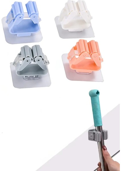 3 Adet Mop Sopası Tutucu Kendinden Yapışkanlı Sopa Tutucu Aparat fiyatları