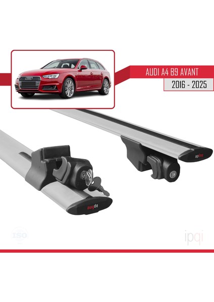 A4 (B9) Avant 2016 ve Sonrası ile Uyumlu Hook Model Ara Atkı Tavan Barı Gri 2 Adet fırsatları