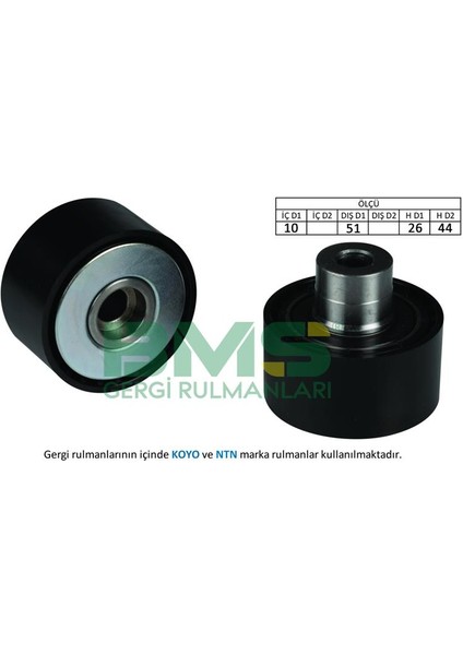 Alternatör Gergi Rulmanı Partner-Berlıngo 1.6 HDI-P206 1.4hdı-C3 1.6 16V-FIESTA V-Fusıon 1.4tdcı