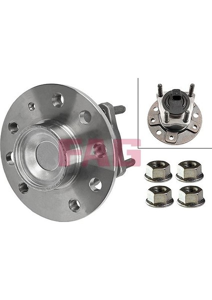 Arka Teker Poryası Rulmanlı Astra H-Zafıra B 1.3cdtı-1.4-1.6-1.7cdtı-1.9cdtı 04 5 Bijon