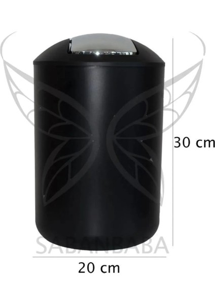 20X30 Çöp Kovası Seti, Siyah, 3 Bez Hediye, Pratik ve Şık Temizlik Malzemesi modelleri