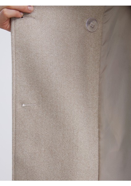 Yeni Sezon Ceket Yaka Oversize Kadın Kaşe Kaban fırsatları