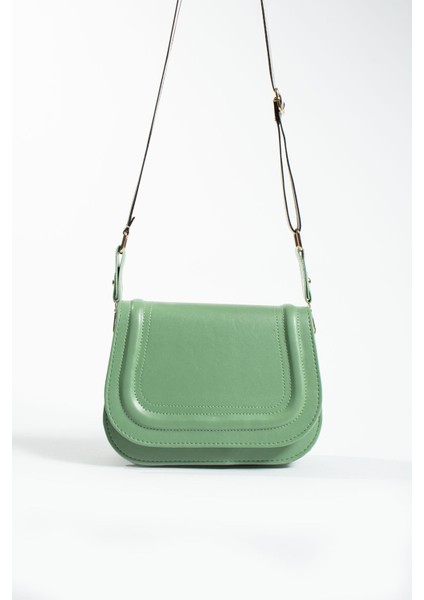 Kadin 5 Bölmeli Astarlı Kapaklı Çıt Çıt Kapama El Kol ve Omuz Çantası