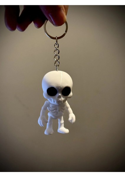 Sevimli Flexi Iskelet Anahtarlık ve Dikiz Aynası Süsü- Tatlı Eklemli Iskelet Çanta Anahtarlık Aksesuar fiyatları