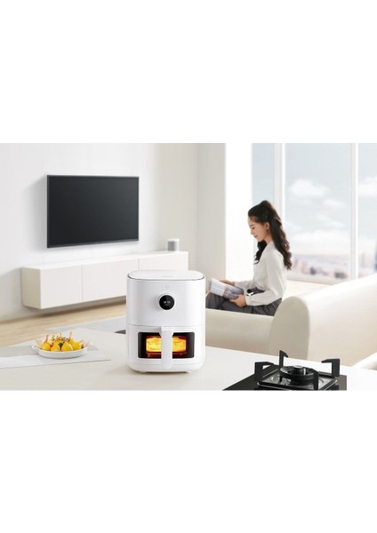 Yüksek Performanslı 4l Elektrikli Hava Fritözü Beyaz Renk indirimleri