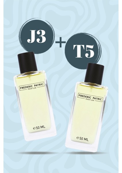 J3-T5 50 ml 2li Erkek Parfümü