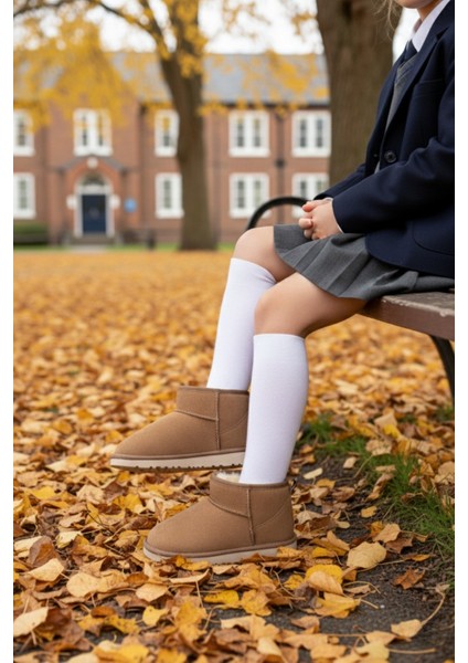 Frozie Çocuk Kalın Taban Içi Tüylü Günlük Mini Yarım Bot fiyatları