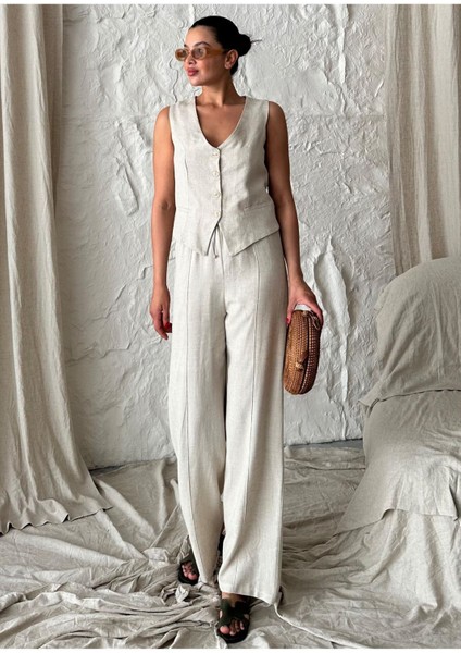 Vizon Yelek Pantolon Takım