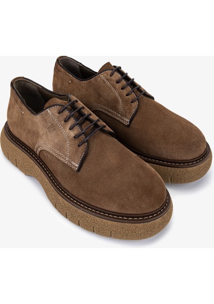 Erkek Hakiki Deri Kahverengi Casual Ayakkabı 381 22451 Erk Ayk SK25-26 Sıgaro Suet fiyatları