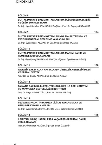 Palyatif Bakımda Dijital Dönüşüm Yenilikçi Yaklaşımlar ve Hemşirelik Uygulamaları modelleri