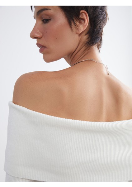 Yeni Sezon Kayık Yaka Kadın Triko Kazak modelleri