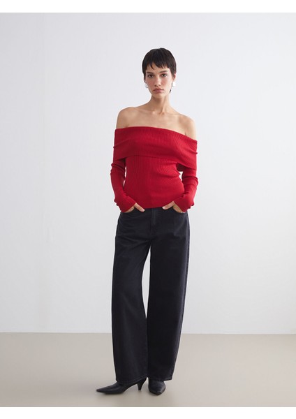 Yeni Sezon Kayık Yaka Kadın Triko Kazak fiyatları