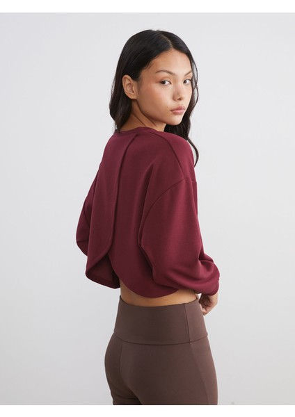 Yeni Sezon Bisiklet Yaka Kadın Sweatshirt fiyatları