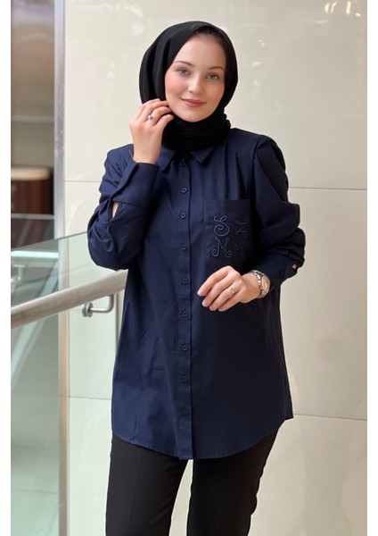 4890 MSSM Nakışlı Gömlek