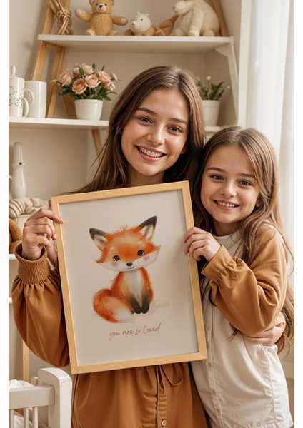 Çocuk Odası, Bebek Odası Ahşap Çerçeveli Poster, Tablo NO:113 modelleri