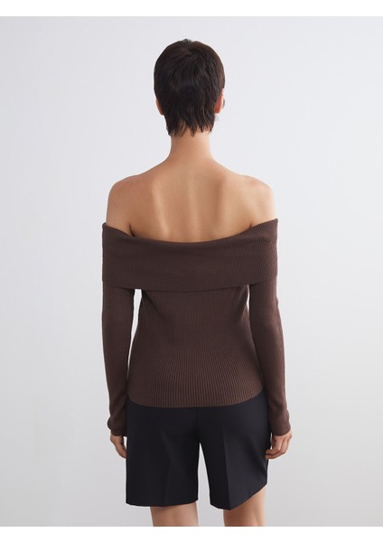 Yeni Sezon Kayık Yaka Kadın Triko Kazak fırsatları