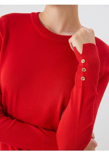 Yeni Sezon Bisiklet Yaka Kadın Triko Kazak modelleri