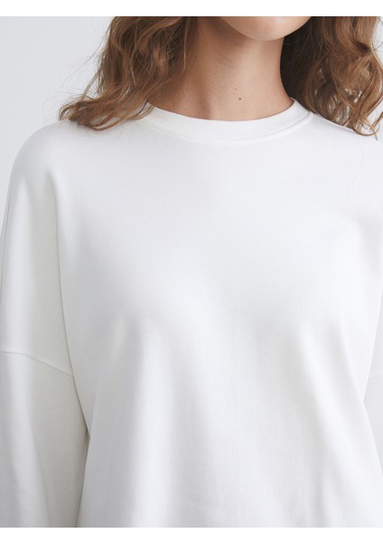 Yeni Sezon Bisiklet Yaka Kadın Sweatshirt Tunik modelleri