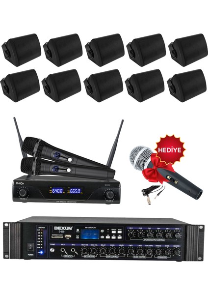 Drt-6 Sütun Hoparlör Mağaza Dükkan Kafe Seslendirme ve Okul Anons Sistemi