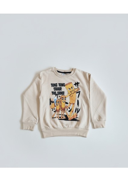 Tung Tung Sahur Baskılı 3 Iplik Şardonlu Eşofman Takımı fiyatları