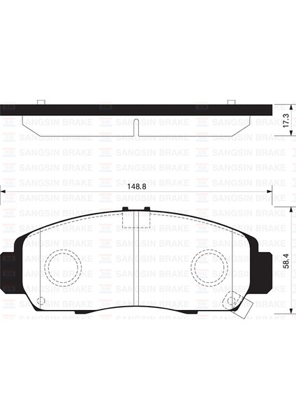Ön Fren Balata Honda Cıvıc 1.6l R16A2 Vtec Sedan Fb7 12-15 - Telli Tip Balata