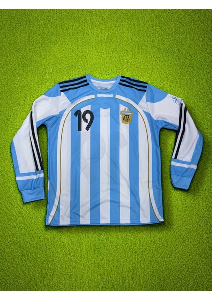 Uzun Kollu Nostaljik Arjantin Messi 2006 Forma